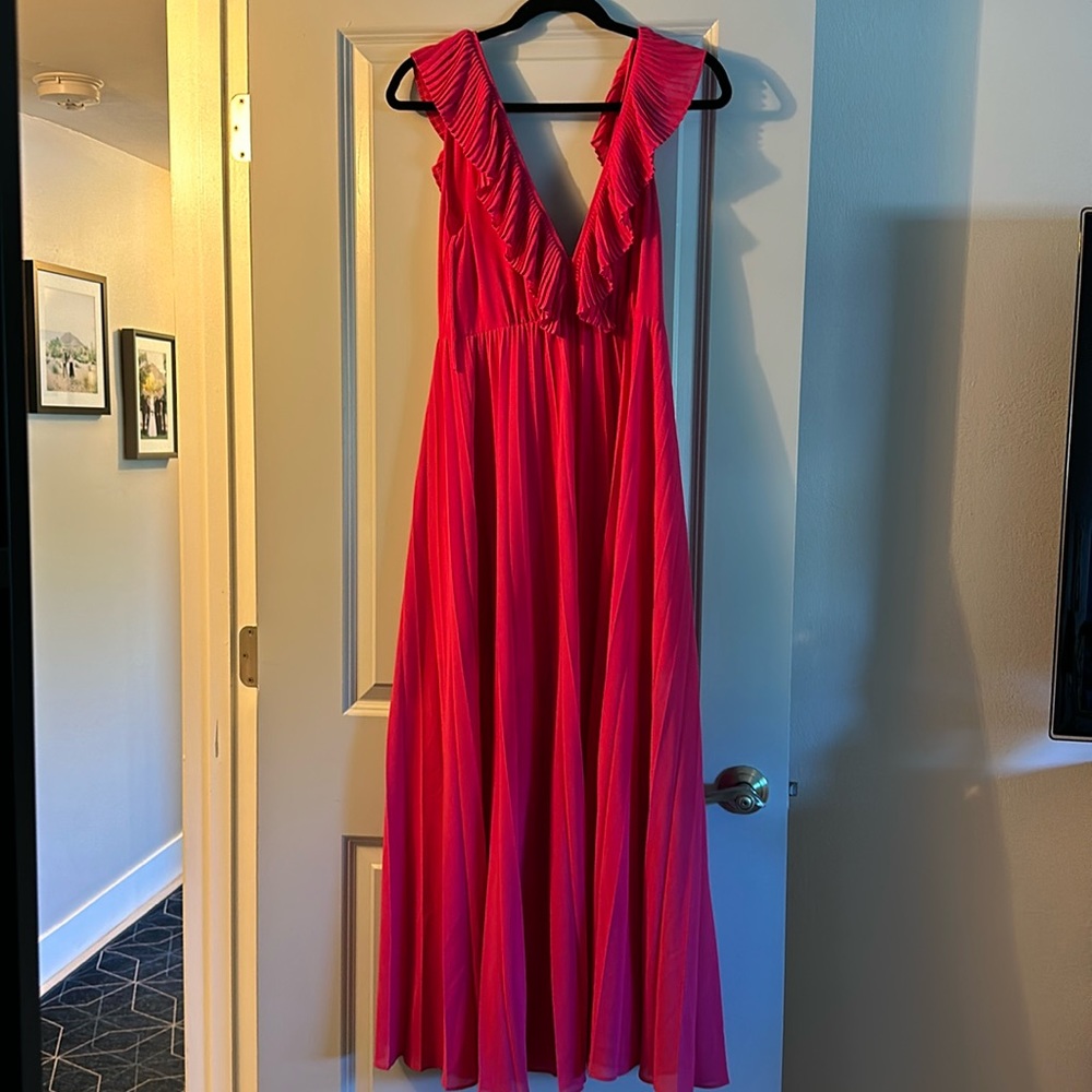 Pink XS Zara maxi dress